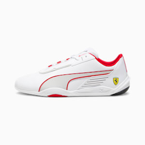 Scuderia Ferrari R-Cat Machina Unisex Driving Shoes, PUMA White-PUMA White, extralarge-IND