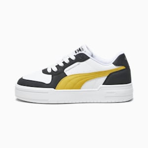 Porsche Legacy CA Pro Motorsport Unisex Sneakers, PUMA Black-Lemon Chrome-PUMA White, extralarge-IND