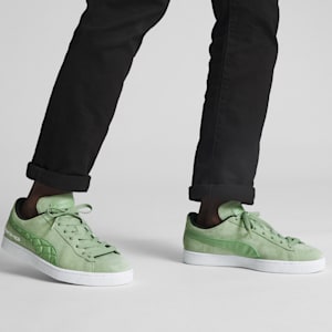 Tenis Mercedes-AMG Suede para hombre, Light Mint-PUMA Black-PUMA White, extralarge