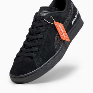 Tenis Mercedes-AMG Suede para hombre, PUMA Black-Light Mint-PUMA White, extralarge