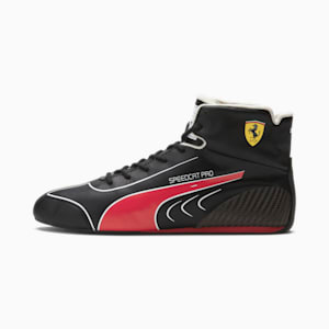 Scuderia Ferrari Speedcat Pro CL Replica Men's Racing Shoes, PUMA Black-Rosso Corsa-PUMA White