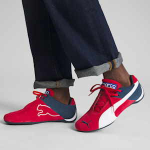 Zapatos de piloto PUMA x SPARCO Future Cat OG, Fast Red-PUMA White-Dark Night, extralarge