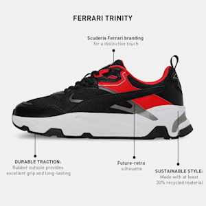 Scuderia Ferrari Trinity Men's Sneakers, PUMA Black-Rosso Corsa, extralarge-IND
