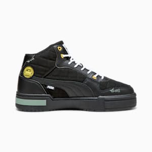 Porsche Legacy CA Pro Mid Garage Crews Men's Sneakers, PUMA Black-PUMA Black, extralarge