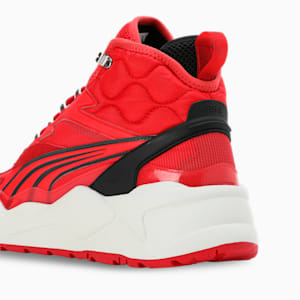 Scuderia Ferrari RS-X Mid Unisex Motorsport Sneakers, Rosso Corsa-PUMA Black, extralarge-IND