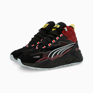 Scuderia Ferrari RS-X Mid Motorsport Sneakers, PUMA Black-Intense Red-Frosted Dew, extralarge-IND