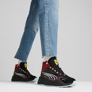 Scuderia Ferrari RS-X Mid Motorsport Sneakers, PUMA Black-Intense Red-Frosted Dew, extralarge-IND