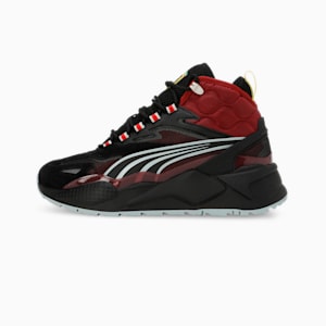 Scuderia Ferrari RS-X Mid Motorsport Sneakers, PUMA Black-Intense Red-Frosted Dew, extralarge-IND