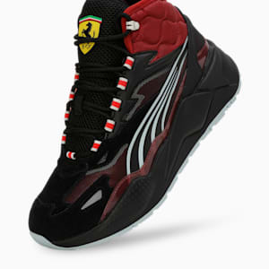 Scuderia Ferrari RS-X Mid Motorsport Sneakers, PUMA Black-Intense Red-Frosted Dew, extralarge-IND