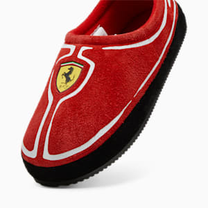 Pantuflas de toba SCUDERIA FERRARI x JOSHUA VIDES para hombre, Rosso Corsa-PUMA Black, extralarge