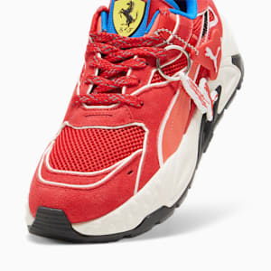 Scuderia Ferrari x Joshua Vides RS Trck Sneakers, Rosso Corsa-Frosted Ivory, extralarge-GBR