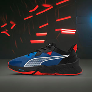 BMW M Motorsport Maco 2.0 Driving Shoes, PUMA Black-Pro Blue, extralarge-IND
