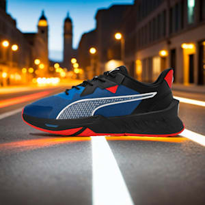 BMW M Motorsport Maco 2.0 Driving Shoes, PUMA Black-Pro Blue, extralarge-IND