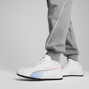 BMW M Motorsport Neo Cat 2.0 Driving Shoes, PUMA White-Cool Light Gray, extralarge-IND