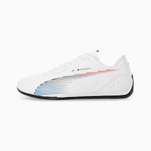 BMW M Motorsport Neo Cat 2.0 Driving Shoes, PUMA White-Cool Light Gray, extralarge-IND