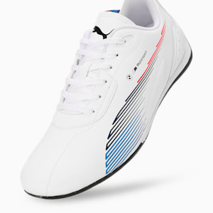 BMW M Motorsport Neo Cat 2.0 Driving Shoes, PUMA White-Cool Light Gray, extralarge-IND