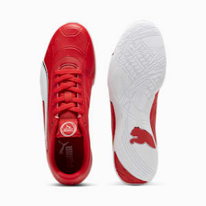 Scuderia Ferrari Tune Cat Men's Driving Shoes, Rosso Corsa-PUMA White, extralarge