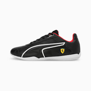 Scuderia Ferrari Tune Cat Motorsport Driving Shoes, PUMA Black-PUMA Black-PUMA White, extralarge-IND