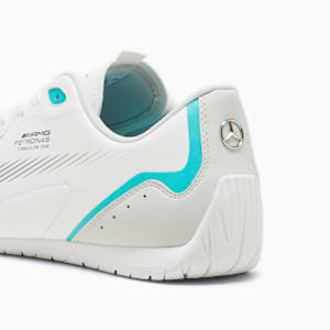 Mercedes-AMG Petronas F1® Neo Cat 2.0 Men's Driving Shoes, PUMA White-Sheen Green, extralarge