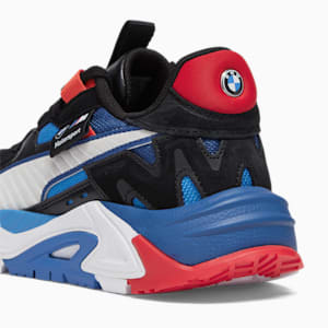 BMW M Motorsport RS-Trck Big Kids' Sneakers, PUMA Black-PUMA White-Cool Cobalt, extralarge