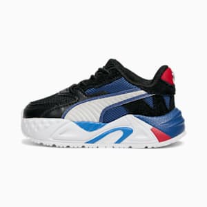 Tenis deportivos para bebés BMW M Motorsport RS-Trck, PUMA Black-PUMA White-Cool Cobalt, extralarge