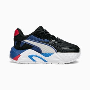 BMW M Motorsport RS-Trck Toddlers' Sneakers, PUMA Black-PUMA White-Cool Cobalt, extralarge