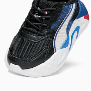 Tenis deportivos para bebés BMW M Motorsport RS-Trck, PUMA Black-PUMA White-Cool Cobalt, extralarge