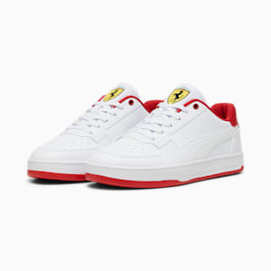 Scuderia Ferrari Caven 2.0 Unisex Motorsport Sneakers, PUMA White-PUMA White, extralarge-IND