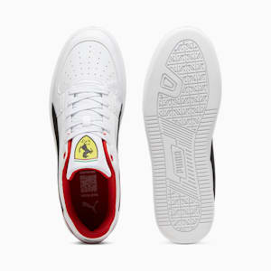 Scuderia Ferrari Caven 2.0 Men's Sneakers, PUMA White-PUMA Black-Rosso Corsa, extralarge