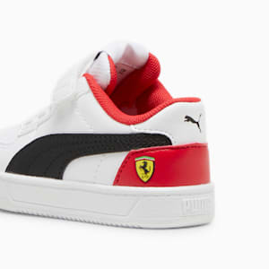 Scuderia Ferrari Caven 2.0 Toddlers' Sneakers, PUMA White-PUMA Black-Rosso Corsa, extralarge