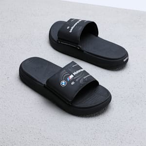 BMW M Motorsport Softride Youth Slides, PUMA Black, extralarge-IND