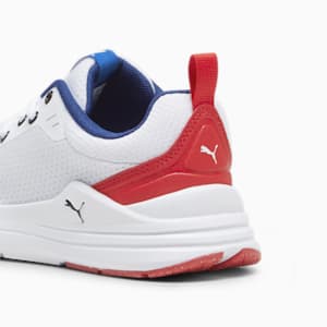 BMW M Motorsport Wired Run Youth Sneakers, PUMA White-Pop Red, extralarge-IND