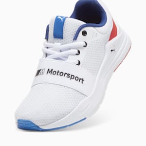 BMW M Motorsport Wired Run Youth Sneakers, PUMA White-Pop Red, extralarge-IND