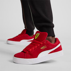 Tenis Scuderia Ferrari Suede XL, Rosso Corsa-PUMA White, extralarge