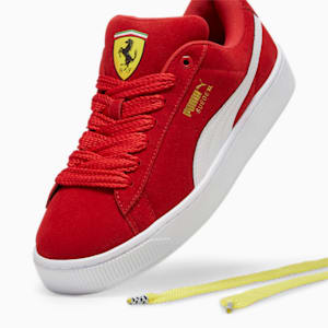 Scuderia Ferrari Suede XL Men's Sneakers, Rosso Corsa-PUMA White, extralarge