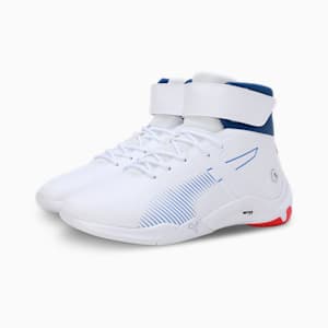 BMW M Motorsport A3rokart Mid Sneakers, PUMA White-Cool Cobalt, extralarge-IND
