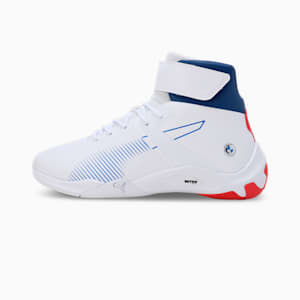 BMW M Motorsport A3rokart Mid Sneakers, PUMA White-Cool Cobalt, extralarge-IND