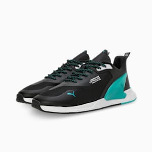 MAPF1 Zenonspeed Men's Motorsport Shoes, PUMA Black-Sheen Green, extralarge-IND