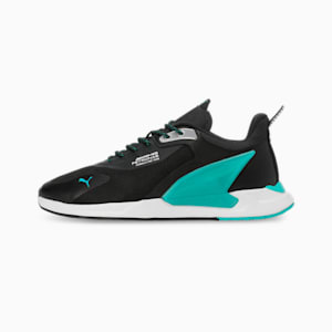 MAPF1 Zenonspeed Men's Motorsport Shoes, PUMA Black-Sheen Green, extralarge-IND