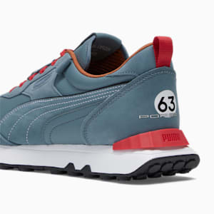 Porsche Legacy Rider FV 911 Sneakers, Slate Gray-PUMA White, extralarge