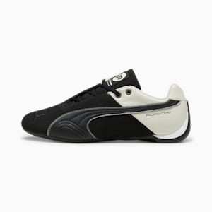 Porsche Legacy Future Cat Men's Motorsport Shoes, PUMA Black-Alpine Snow, extralarge