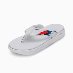 BMW MMS Softride Seave Men's Flip-Flops, Silver Mist-PUMA Black, extralarge-IND
