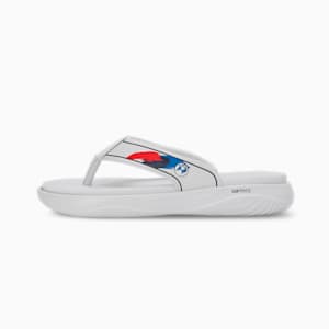 BMW MMS Softride Seave Men's Flip-Flops, Silver Mist-PUMA Black, extralarge-IND