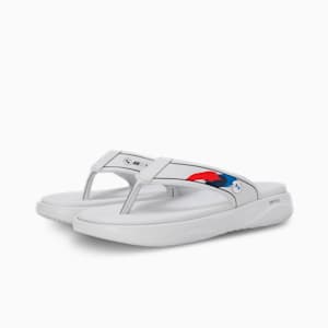 BMW MMS Softride Seave Men's Flip-Flops, Silver Mist-PUMA Black, extralarge-IND