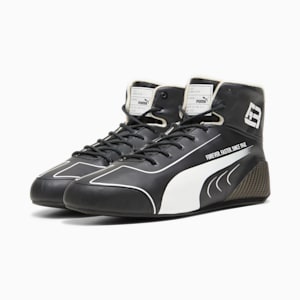 Mercedes-AMG PETRONAS Speedcat Pro George Russell 75 Year Men's Driving Shoes, PUMA Black-PUMA White, extralarge