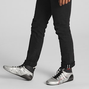 PUMA x Formula 1® Las Vegas Grand Prix Speedcat Pro Men's Driving Shoes, PUMA Black-PUMA Silver-Pop Red, extralarge