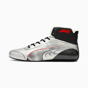 PUMA x Formula 1® Las Vegas Grand Prix Speedcat Pro Men's Driving Shoes, PUMA Black-PUMA Silver-Pop Red, extralarge