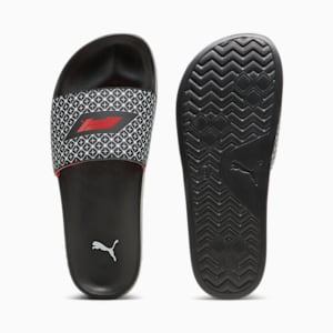 F1 Leadcat 2.0 Unisex Motorsport Slides, PUMA Black-Pop Red, extralarge-IND