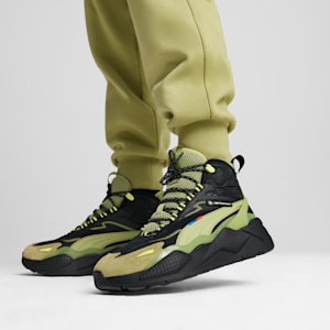 BMW M Motorsport RS-X Mid Men's Sneakers, PUMA Black-Calming Green, extralarge