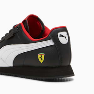 Tenis para niños grandes Scuderia Ferrari Roma Via, PUMA Black-PUMA White, extralarge